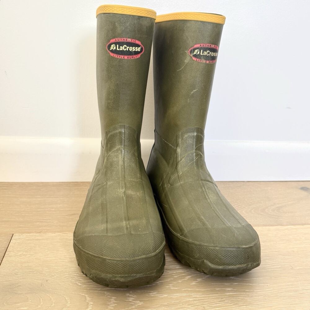 LaCrosse Waterproof Lil' Burley Sz 39 Rubber Hunting Boots Outdoor Footwear